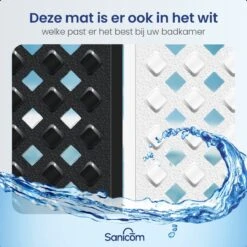 Merkloos Badmat Antislip - Douchemat - Antislipmat Bad - Antislipmat Douche - Schimmelbestendig - Met Zuignappen - Wasbaar - Zwart 15 Merkloos Badmat Antislip - Douchemat - Antislipmat Bad - Antislipmat Douche - Schimmelbestendig - Met Zuignappen - Wasbaar - Zwart -Badkamer Wijs 1200x1200 4338