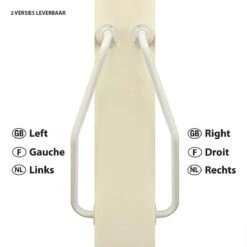 Wandbeugel Gedraaid LINKS - Wit 10 Wandbeugel Gedraaid LINKS - Wit -Badkamer Wijs 1200x1200 434