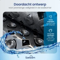 Merkloos Badmat Antislip - Douchemat - Antislipmat Bad - Antislipmat Douche - Schimmelbestendig - Met Zuignappen - Wasbaar - Zwart 18 Merkloos Badmat Antislip - Douchemat - Antislipmat Bad - Antislipmat Douche - Schimmelbestendig - Met Zuignappen - Wasbaar - Zwart -Badkamer Wijs 1200x1200 4341