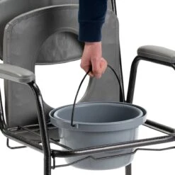 In Hoogte Verstelbare Toiletstoel / Postoel / WC Stoel Met Zachte Zitting. Tot 130 Kg Belastbaar. -Badkamer Wijs 1200x1200 4373