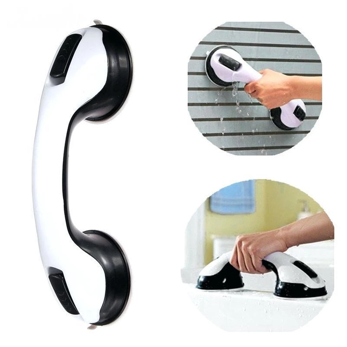 Merkloos 2x Anti Slip Zuig Handvat - Zuignap Handgreep Badkamer/Toilet - Badkamer Veiligheidsgreep - Handgreep Met Zuignappen - Badgreep - Krachtig En Verplaatsbaar - Trekvermogen Tot 50KG - 30cm 4 Merkloos 2x Anti Slip Zuig Handvat - Zuignap Handgreep Badkamer/Toilet - Badkamer Veiligheidsgreep - Handgreep Met Zuignappen - Badgreep - Krachtig En Verplaatsbaar - Trekvermogen Tot 50KG - 30cm - Afbeelding 2