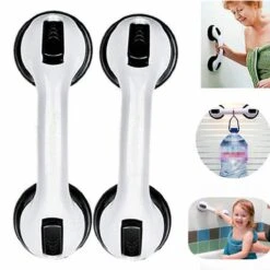 Merkloos 2x Anti Slip Zuig Handvat - Zuignap Handgreep Badkamer/Toilet - Badkamer Veiligheidsgreep - Handgreep Met Zuignappen - Badgreep - Krachtig En Verplaatsbaar - Trekvermogen Tot 50KG - 30cm 9 Merkloos 2x Anti Slip Zuig Handvat - Zuignap Handgreep Badkamer/Toilet - Badkamer Veiligheidsgreep - Handgreep Met Zuignappen - Badgreep - Krachtig En Verplaatsbaar - Trekvermogen Tot 50KG - 30cm -Badkamer Wijs 1200x1200 4436