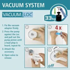 WENKO Vacuum-Loc Toiletrolhouder Milazzo Chroom - WC Rolhouder - Bevestigen Zonder Boren -Badkamer Wijs 1200x1200 444