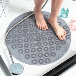 Merkloos TDR-Antislip Mat - 55x55CM - Rond - Grijs - Badmat Badkamer - Douchemat - Badkamermat - Antislipmat Voor Douche 11 Merkloos TDR-Antislip Mat - 55x55CM - Rond - Grijs - Badmat Badkamer - Douchemat - Badkamermat - Antislipmat Voor Douche -Badkamer Wijs 1200x1200 4440