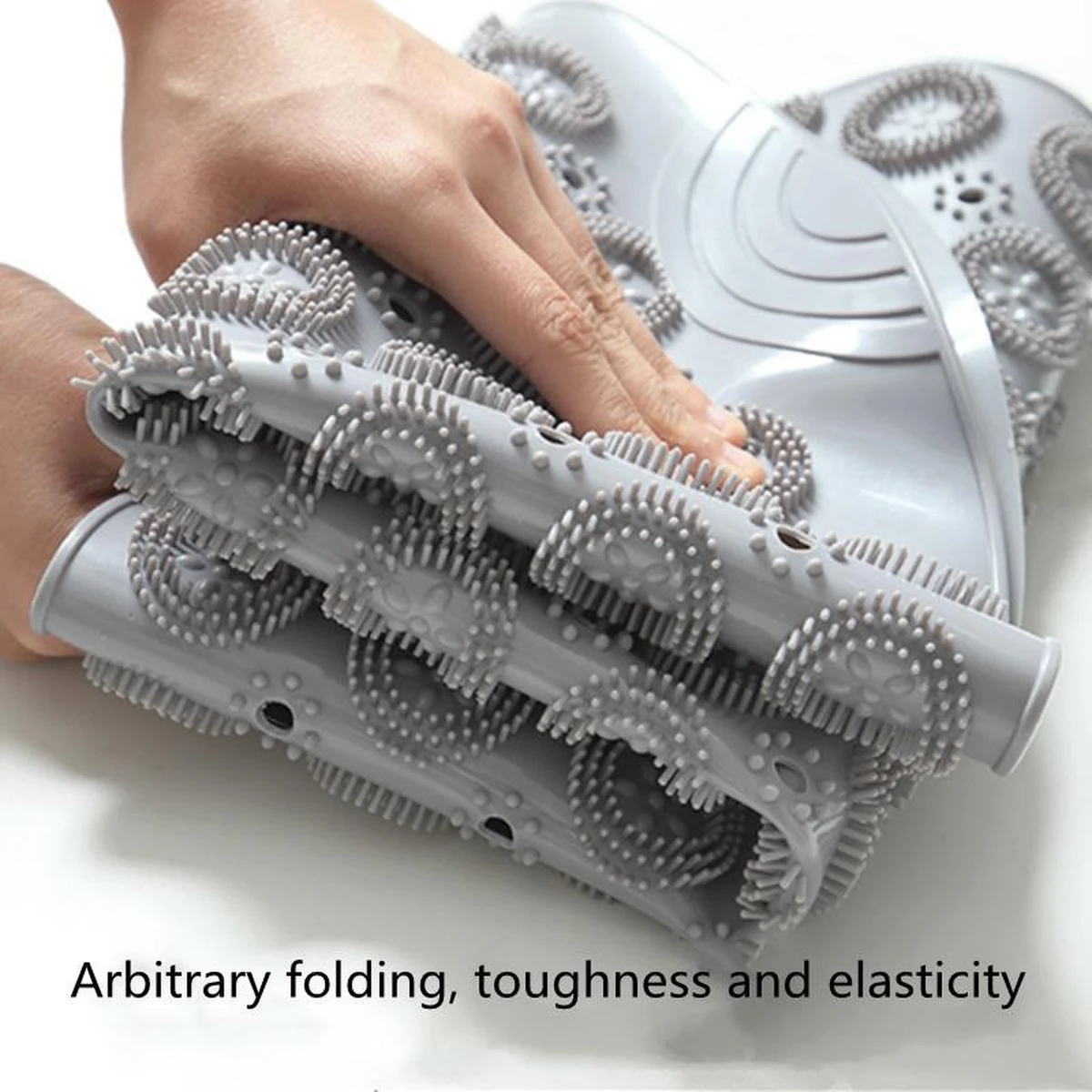 Merkloos TDR-Antislip Mat - 55x55CM - Rond - Grijs - Badmat Badkamer - Douchemat - Badkamermat - Antislipmat Voor Douche 9 Merkloos TDR-Antislip Mat - 55x55CM - Rond - Grijs - Badmat Badkamer - Douchemat - Badkamermat - Antislipmat Voor Douche - Afbeelding 7