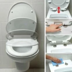 Sanitary WC-bril Met Print - Kunstof - Softcolse - RVS Schanieren - Afklikbaar -Badkamer Wijs 1200x1200 4478