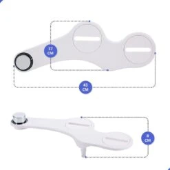 Bidet Handdouche Toilet Sproeier Shattaf Sprayer WC Papier Besparend - Dubbel Spray Koud Water - Badkamer Accessoires - Freshole® -Badkamer Wijs 1200x1200 4503