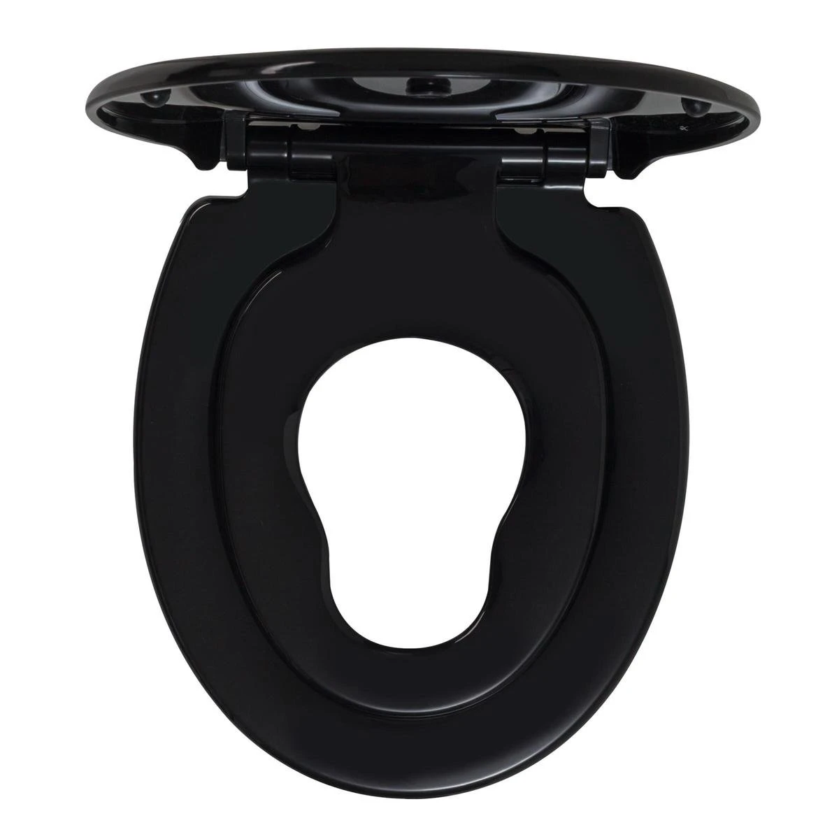 Tiger Tulsa - Toiletbril Met Deksel - WC Bril - Thermoplast Zwart 4 Tiger Tulsa - Toiletbril Met Deksel - WC Bril - Thermoplast Zwart - Afbeelding 2