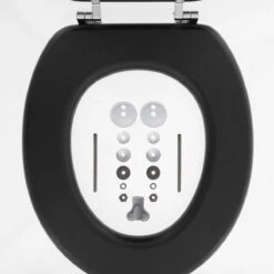 Tiger Leatherlook - Toiletbril - WC Bril - MDF - Zwart -Badkamer Wijs 1200x1200 4608