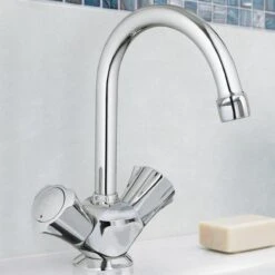 GROHE Costa-L Wastafelkraan - Met Ketting - Chroom 25 GROHE Costa-L Wastafelkraan - Met Ketting - Chroom -Badkamer Wijs 1200x1200 4645