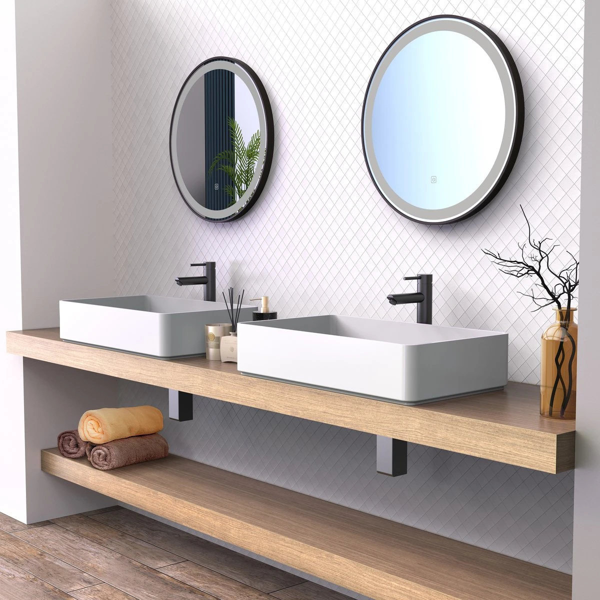 LOMAZOO Wastafelkraan Zwart Ceres - Badkamerkraan - Wastafel Kraan - Mengkraan Wastafel - Hoge Uitloop 6 LOMAZOO Wastafelkraan Zwart Ceres - Badkamerkraan - Wastafel Kraan - Mengkraan Wastafel - Hoge Uitloop - Afbeelding 4