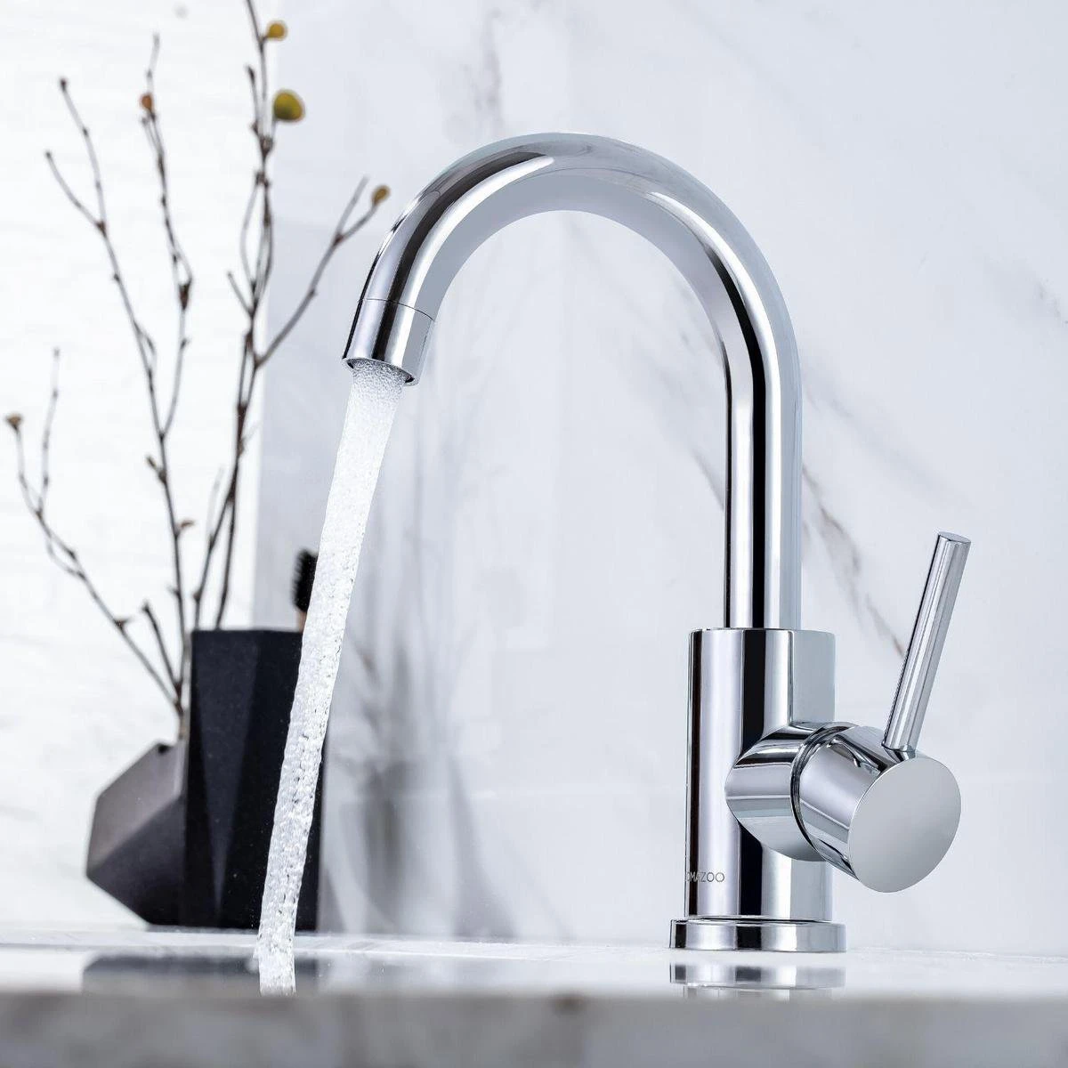 LOMAZOO Wastafelkraan Cupid - Chroom 6 LOMAZOO Wastafelkraan Cupid - Chroom - Afbeelding 4