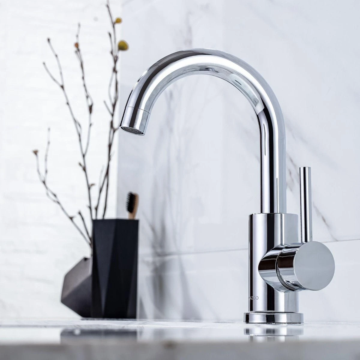 LOMAZOO Wastafelkraan Cupid - Chroom 7 LOMAZOO Wastafelkraan Cupid - Chroom - Afbeelding 5