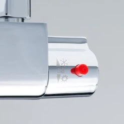 SCHÜTTE Vico Thermostatische Douchekraan - Chroom - 150 Mm Hartafstand -Badkamer Wijs 1200x1200 4679