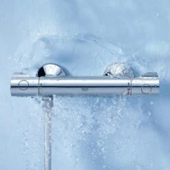 GROHE Grohtherm 800 Thermostatische Waterbesparende Douchekraan - EcoJoy® - 15 Cm - Met Koppelingen - Chroom -Badkamer Wijs 1200x1200 4697