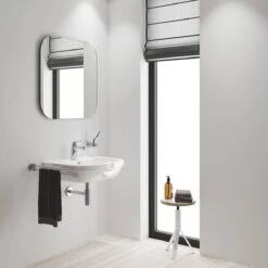 GROHE Eurosmart Cosmopolitan Wastafelkraan - Met EcoJoy - Zonder Waste - Chroom - 2339800E -Badkamer Wijs 1200x1200 4699