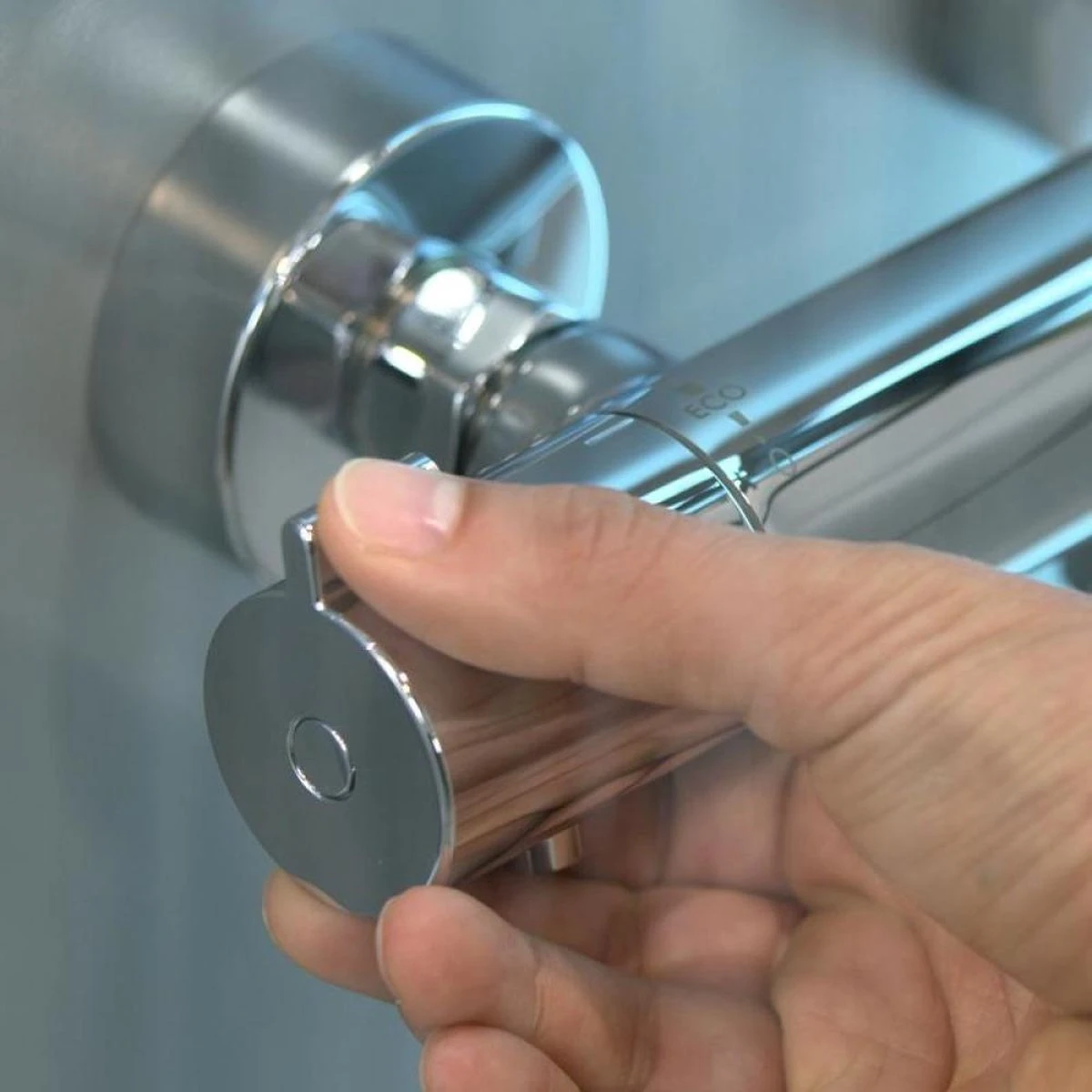 Hansgrohe Ecostat 1001 CL Thermostatische Douchekraan - 15 Cm Hartafstand - Chroom 8 Hansgrohe Ecostat 1001 CL Thermostatische Douchekraan - 15 Cm Hartafstand - Chroom - Afbeelding 6