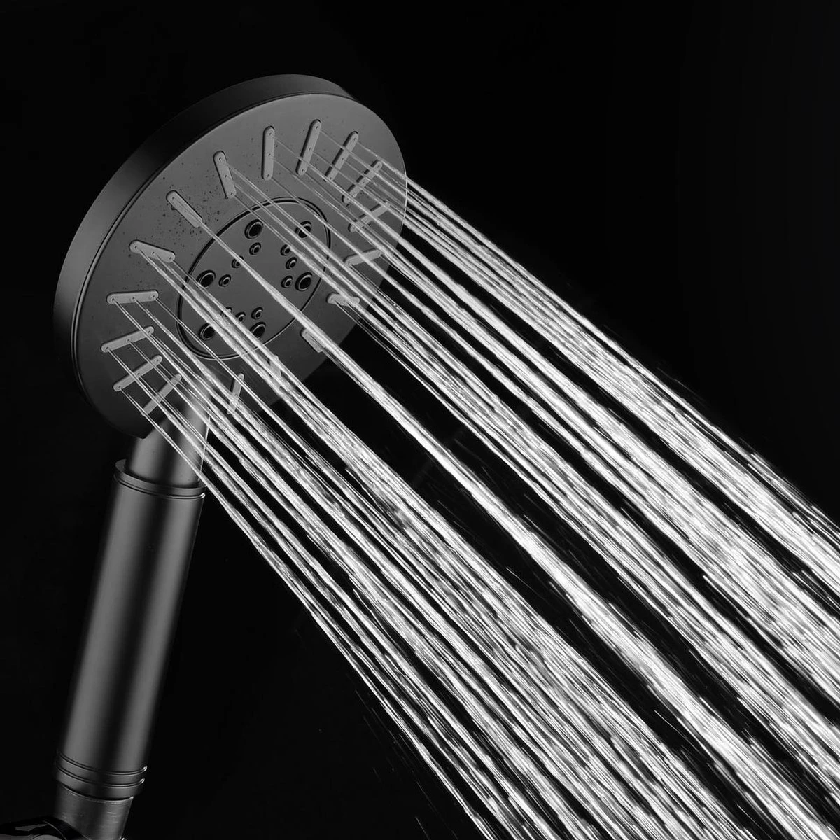 Tiger Tyne Doucheset - Regendouche Ø 22,5 Cm - Handdouche Ø 12 Cm - 3 Standen - Mat Zwart 16 Tiger Tyne Doucheset - Regendouche Ø 22,5 Cm - Handdouche Ø 12 Cm - 3 Standen - Mat Zwart - Afbeelding 14