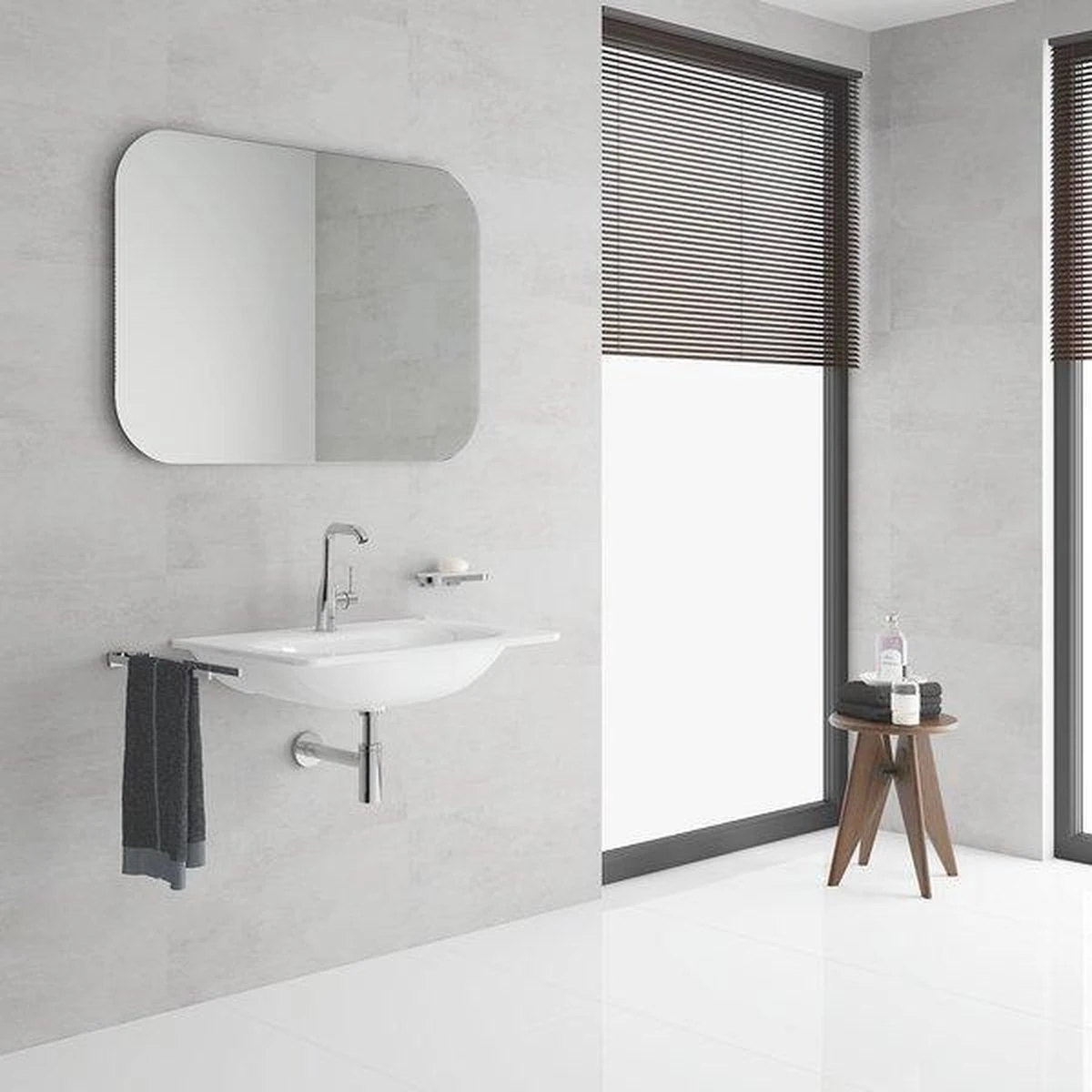 GROHE Essence New Wastafelkraan - Met EcoJoy® - Draaibare Uitloop - Zonder Waste - Chroom - 23541001 11 GROHE Essence New Wastafelkraan - Met EcoJoy® - Draaibare Uitloop - Zonder Waste - Chroom - 23541001 - Afbeelding 9
