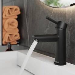 Wastafelkraan - Wastafel - Kraan - Badkamer - Zwart - Inclusief Aansluit Slangen 12 Wastafelkraan - Wastafel - Kraan - Badkamer - Zwart - Inclusief Aansluit Slangen -Badkamer Wijs 1200x1200 4781