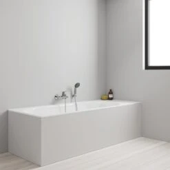 GROHE QuickFix Start Flow Badkraan - Met Omstel En Koppelingen - Chroom - 23772000 -Badkamer Wijs 1200x1200 4815