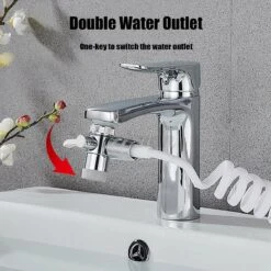 Merkloos Fastsurfe – Badkamer – Wastafel - Kraan Sproeier - Water Kraan Verlenging - Mondstuk -Verstelbare Douche Set -Badkamer Wijs 1200x1200 4835