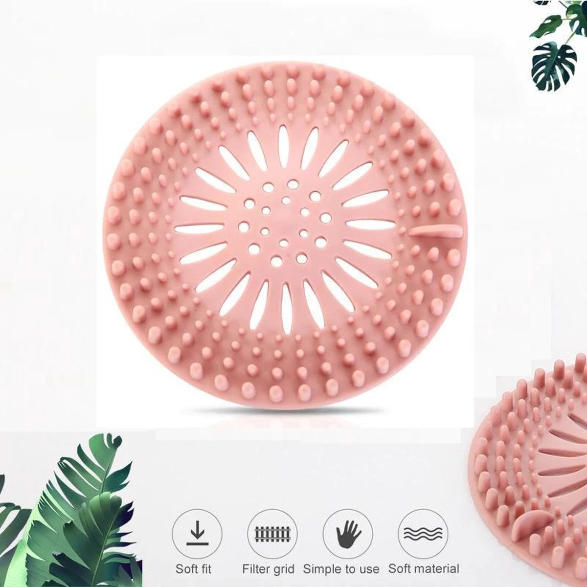 Silicone Afvoerstop Voor In De Keuken En Badkamer | Gootsteen Zeef | Afvoerplug | Doucheput | Anti-haar Afvoer Stop | Anti Verstopping | Ontstopper | Gootsteen Zeef | Licht-blauw | 8 Silicone Afvoerstop Voor In De Keuken En Badkamer | Gootsteen Zeef | Afvoerplug | Doucheput | Anti-haar Afvoer Stop | Anti Verstopping | Ontstopper | Gootsteen Zeef | Licht-blauw | - Afbeelding 6