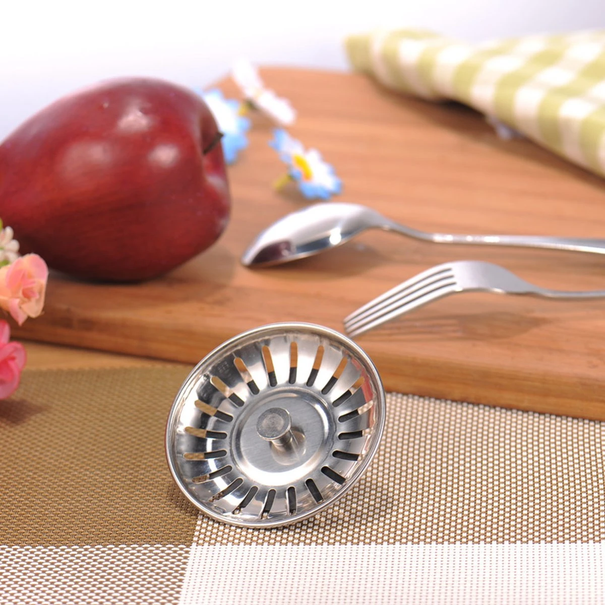 Merkloos Gootsteen Afvoerplug - 83 Mm - RVS Afvoerzeef Spoelbak - Korfplug 7 Merkloos Gootsteen Afvoerplug - 83 Mm - RVS Afvoerzeef Spoelbak - Korfplug - Afbeelding 5