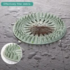 Silicone Afvoerstop Voor In De Keuken En Badkamer | Gootsteen Zeef | Afvoerplug | Doucheput | Anti-haar Afvoer Stop | Anti Verstopping | Ontstopper | Gootsteen Zeef | Grijs | -Badkamer Wijs 1200x1200 4863