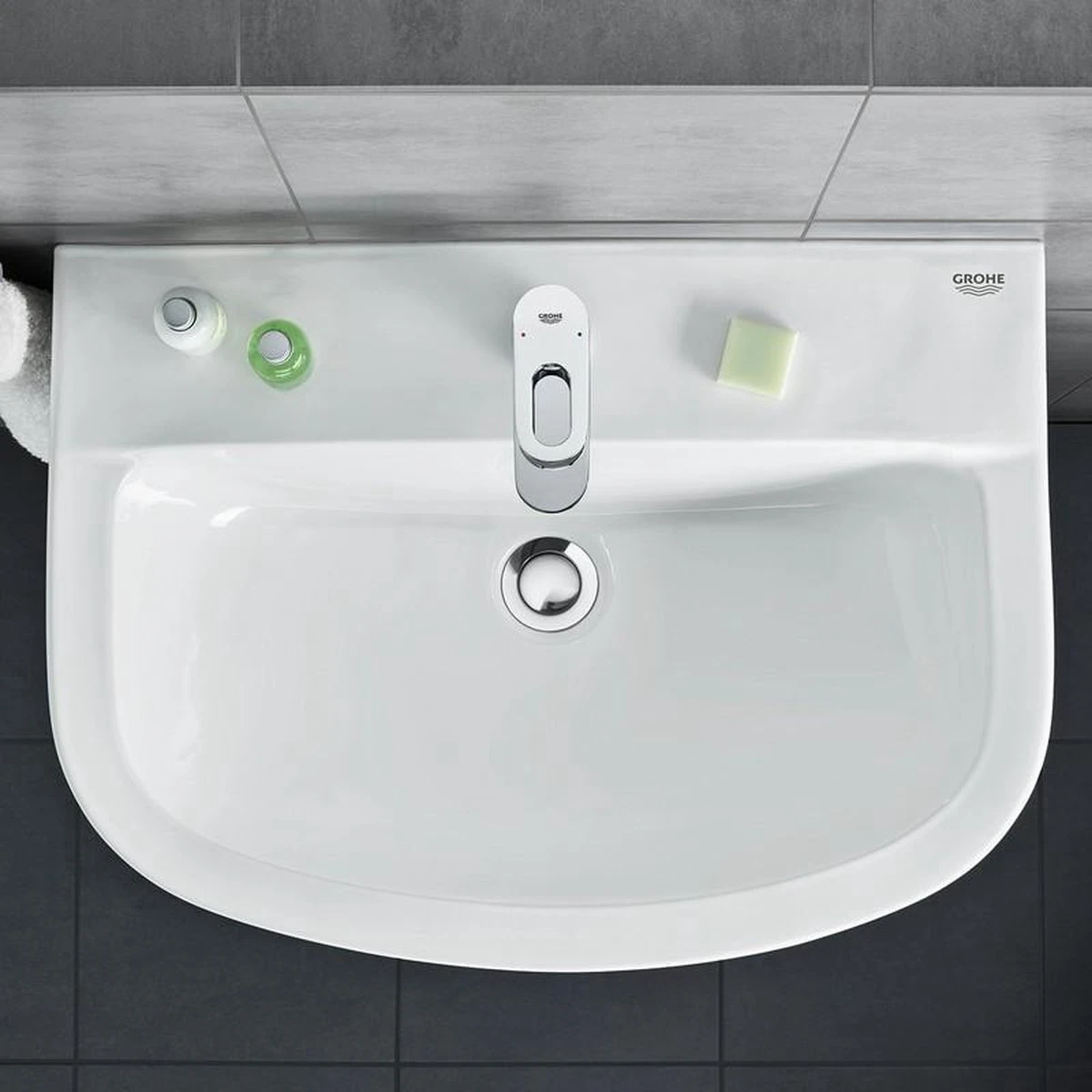 GROHE Bau Wastafel - Keramiek - 60 X 44 Cm - Wit 4 GROHE Bau Wastafel - Keramiek - 60 X 44 Cm - Wit - Afbeelding 2