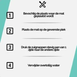 The Original - Douchemat Antislip - Zwart - 70x40cm - Antislipmat Badmat Voor Bad & Douche - Anti Slip Mat Met Zuignappen -Badkamer Wijs 1200x1200 510