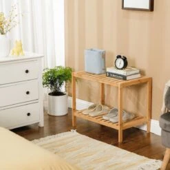 Merkloos Decopatent® Houten Bankje Van Bamboe - Badkamer - Opbergrek - Badkamerkast Rek - Open Badkamerbankje - Opbergen Handdoeken Rek 13 Merkloos Decopatent® Houten Bankje Van Bamboe - Badkamer - Opbergrek - Badkamerkast Rek - Open Badkamerbankje - Opbergen Handdoeken Rek -Badkamer Wijs 1200x1200 530