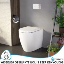 Sanics Toiletrolhouder Zwart Met Klep - WC Rolhouder RVS Inclusief Montage Set - Closetrolhouder 15 Sanics Toiletrolhouder Zwart Met Klep - WC Rolhouder RVS Inclusief Montage Set - Closetrolhouder -Badkamer Wijs 1200x1200 537