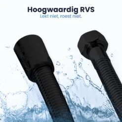 Eagle Bath & Shower - Douchekop Met Slang – Mat Zwart - 3 Functies – Handdouche – Hoofddouche -Badkamer Wijs 1200x1200 557