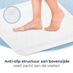 Douchemat Antislip Wit - 55 X 55 Cm - Antislipmat Douche - Badmat -Badkamer Wijs 1200x1200 587