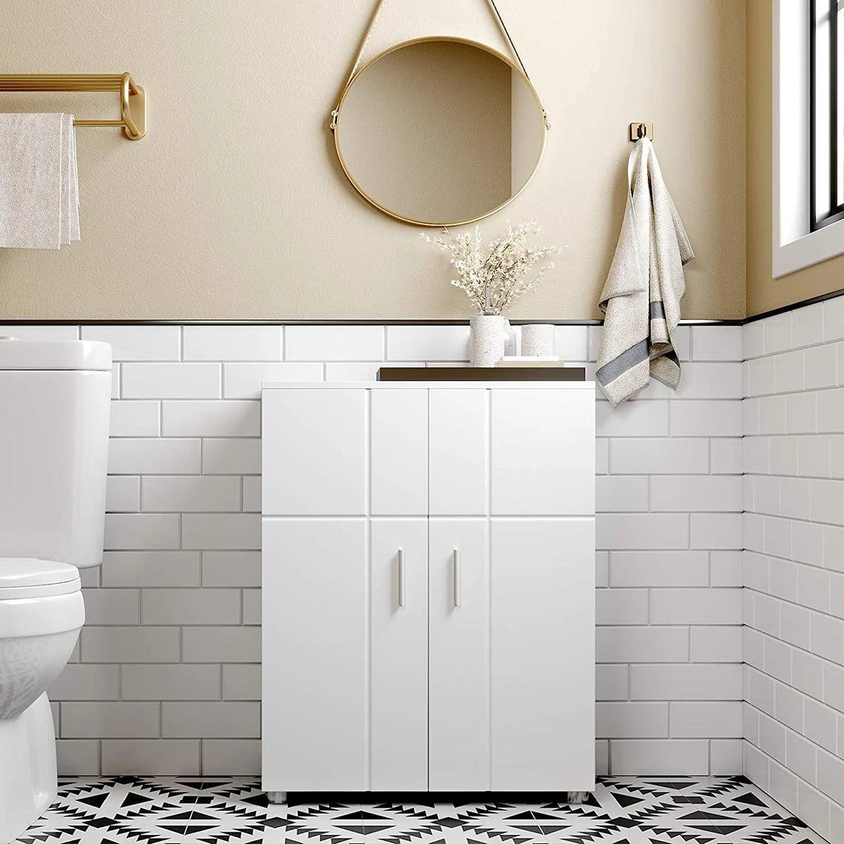 Nancy's Badkamerkast - Kolomkast - Badkamermeubel - Kast - Badkamermeubels 7 Nancy's Badkamerkast - Kolomkast - Badkamermeubel - Kast - Badkamermeubels - Afbeelding 5