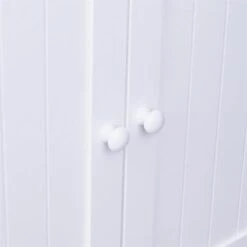 Wastafelkast - Badkamermeubel Met Uitsparing - 60 X 60 X 30 Cm - Wit - Badkamerkast -Badkamer Wijs 1200x1200 627