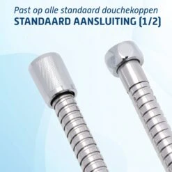 Saqu Express Doucheslang 150 Cm - Chroom -Badkamer Wijs 1200x1200 650