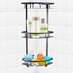 BrandtBergkamp Doucherek Zonder Boren – Badkamerrek – 3 Laags – Zwart 13 BrandtBergkamp Doucherek Zonder Boren – Badkamerrek – 3 Laags – Zwart -Badkamer Wijs 1200x1200 689