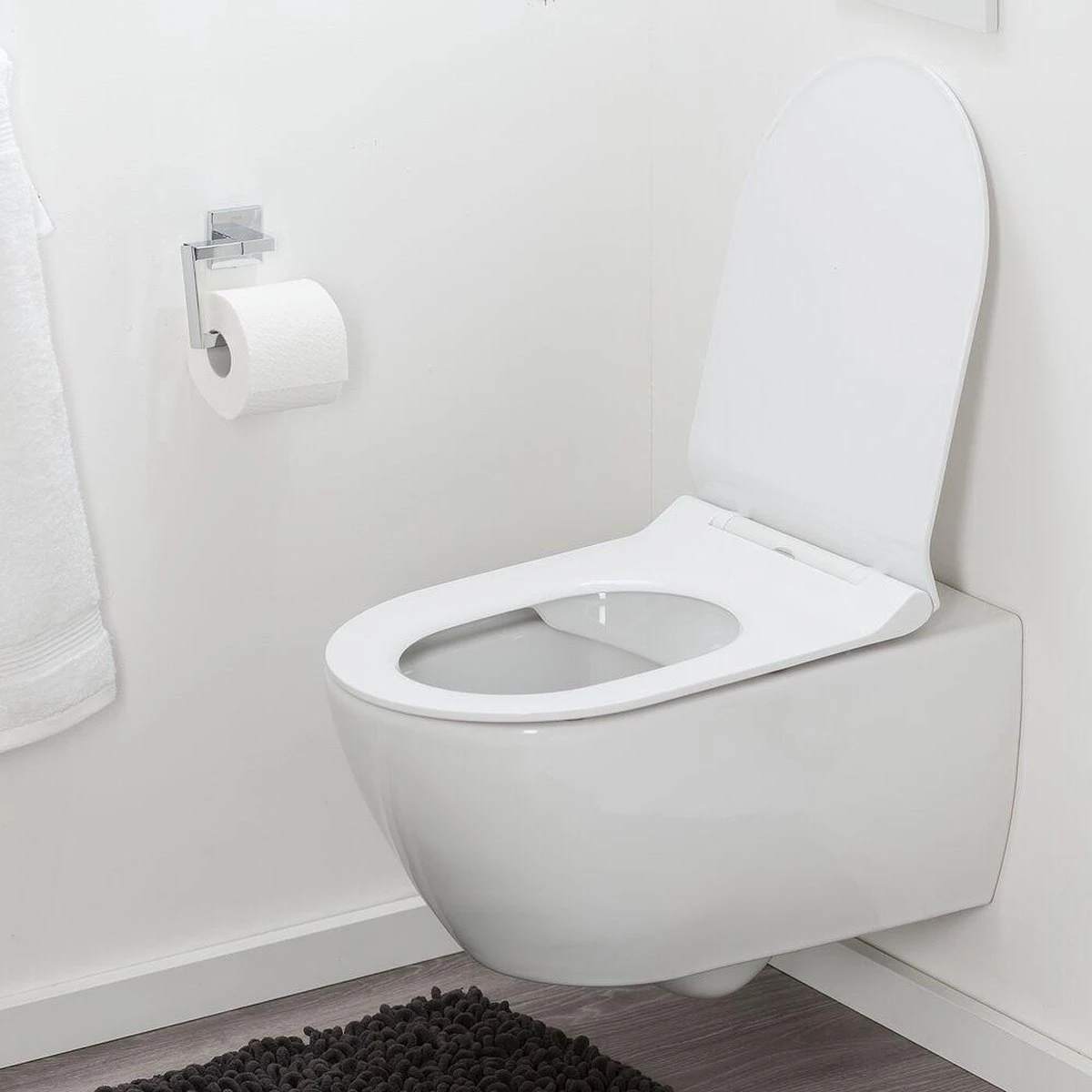 Tiger Veiros - Toiletbril - WC Bril - Thermoplast - Wit 10 Tiger Veiros - Toiletbril - WC Bril - Thermoplast - Wit - Afbeelding 8