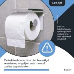 Sanics WC Rolhouder Zilver – Toiletrolhouder Zonder Boren – Met Plankje - Zelfklevend - RVS 16 Sanics WC Rolhouder Zilver – Toiletrolhouder Zonder Boren – Met Plankje - Zelfklevend - RVS -Badkamer Wijs 1200x1200 786