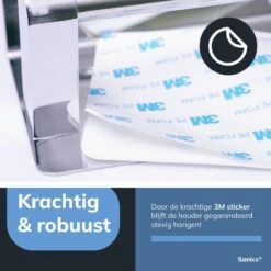 Sanics WC Rolhouder Zilver – Toiletrolhouder Zonder Boren – Met Plankje - Zelfklevend - RVS 18 Sanics WC Rolhouder Zilver – Toiletrolhouder Zonder Boren – Met Plankje - Zelfklevend - RVS -Badkamer Wijs 1200x1200 787