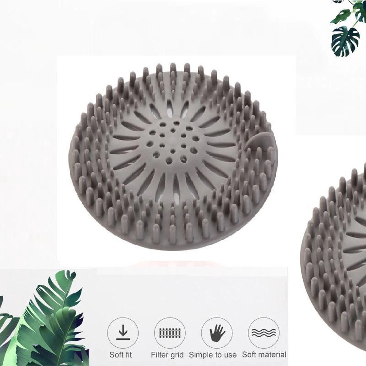 Silicone Afvoerstop Voor In De Keuken En Badkamer | Gootsteen Zeef | Afvoerplug | Doucheput | Anti-haar Afvoer Stop | Anti Verstopping | Ontstopper | Gootsteen Zeef | Grijs | 10 Silicone Afvoerstop Voor In De Keuken En Badkamer | Gootsteen Zeef | Afvoerplug | Doucheput | Anti-haar Afvoer Stop | Anti Verstopping | Ontstopper | Gootsteen Zeef | Grijs | - Afbeelding 8