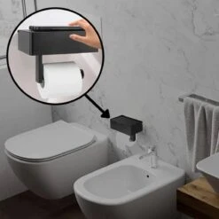 Toiletrolhouder - Plankje & Bakje - Planchet Opbergruimte - WC Rolhouder - Zelfklevend Of Borend - RVS - Waterbestendig - Rheme 17 Toiletrolhouder - Plankje & Bakje - Planchet Opbergruimte - WC Rolhouder - Zelfklevend Of Borend - RVS - Waterbestendig - Rheme -Badkamer Wijs 1200x1200 859