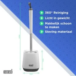 Toiletborstel Siliconen Met Houder - Sneldrogend, Hygiënisch & Antibacteriële Werking - WC Borstel - Toilet Borstel Houder (EXTRA SILICONE BORSTEL GRATIS) 11 Toiletborstel Siliconen Met Houder - Sneldrogend, Hygiënisch & Antibacteriële Werking - WC Borstel - Toilet Borstel Houder (EXTRA SILICONE BORSTEL GRATIS) -Badkamer Wijs 1200x1200 871