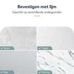 Doucherek - Doucherek Zonder Boren - Doucherekjes - Doucherek Hangend - Doucherekje - Doucherekje Zonder Boren - Doucherek Zwart - Hoek - 2 Stuks - Met Haakjes - Inclusief Montage Materiaal - Hoogwaardig Afgewerkt - EJC Products -Badkamer Wijs 1200x1200 903