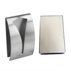 QUVIO Handdoek Houder RVS - Handdoek Of Theedoek Klem Met Plakstrip Voor In Keuken, Badkamer, Toilet Of Bijkeuken - Strak Design En Geen Schroeven Nodig - Staal - Klem - Theedoek -Badkamer Wijs 1200x1200 907