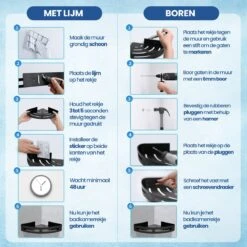 Merkloos Doucherek Zonder Boren – Doucherek – Badkamerrek – Zwart RVS – Zonder Boren – IP68 Waterdicht – 8KG Draagkracht – 2 Stuks 16 Merkloos Doucherek Zonder Boren – Doucherek – Badkamerrek – Zwart RVS – Zonder Boren – IP68 Waterdicht – 8KG Draagkracht – 2 Stuks -Badkamer Wijs 1200x1200 939