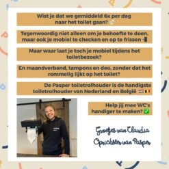 Toiletrolhouder Zwart Met Plankje En Bakje - Zonder Boren - Wc Rolhouder Zelfklevend - Inclusief Extra Handdoekhaak -Badkamer Wijs 1200x1200 945