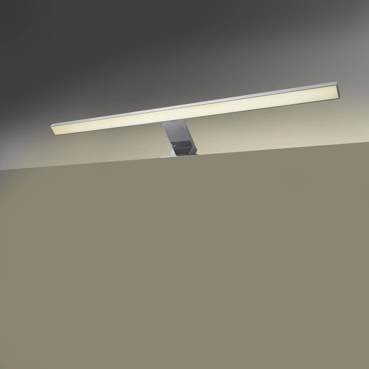 B.K.Licht - Spiegellamp - Chroom Kleur - L:60cm - IP44 - 4.000K - 8W 12 B.K.Licht - Spiegellamp - Chroom Kleur - L:60cm - IP44 - 4.000K - 8W - Afbeelding 11